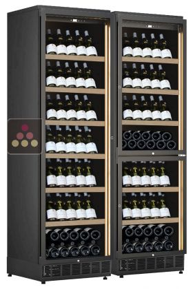 Combined 3 Single temperature wine service or storage cabinets