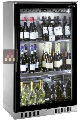 Single or multi-temperature wine service cabinet  - Vertical and inclined bottles