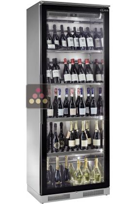 Single or multi-temperature wine service cabinet  - Vertical and inclined bottles