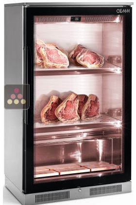 Dry aging refrigerated cabinet for meat maturation - Shelves storage