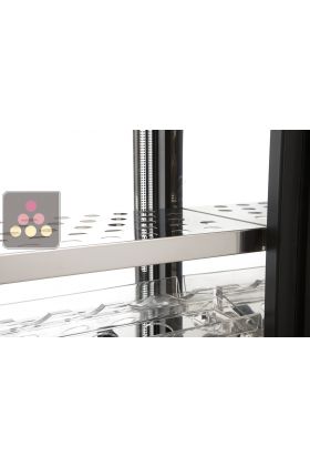 Stainless steel shelf for meat, cheese and cold cuts refrigerated display cabinet Depth 50cm
