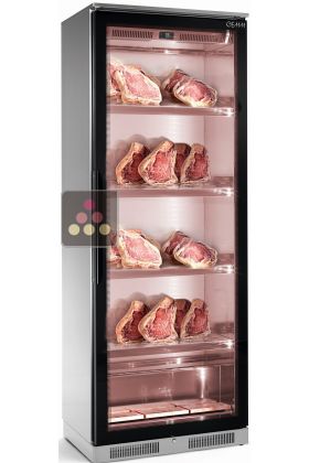 Dry aging refrigerated cabinet for meat maturation - Shelves storage