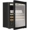 Single temperature wine ageing or service cabinet - Inclined/sliding shelves - Full Glass door