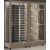 Combination of 2 professional refrigerated display cabinets for wine, cheese and cured meat - 3 glazed sides - Magnetic and interchangeable cover