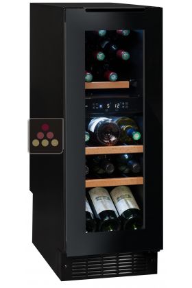 Dual temperature wine cabinet for service and/or storage