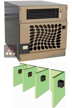 Air conditioner for wine cellar up to 30m3 - Cooling and Heating - Through wall