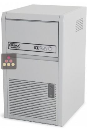 Freestanding ice cube maker up to 21kg/24h with 4kg of integrated storage and autowash system - ABS cladding - Air-cooled condenser