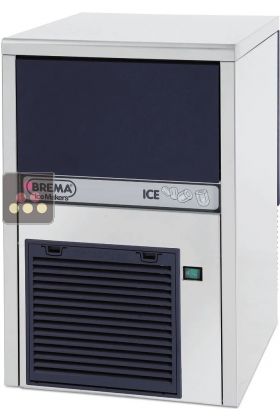Hollow ice cube maker up to 22kg/24h with 6kg of integrated storage - Freestanding - Air-cooled condenser