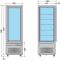 Vertical ventilated positive display cabinet - Grid storage - 350L