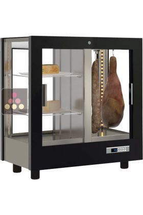 4-sided refrigerated display cabinet for delicatessen or/and cheese - Without frame 