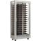 Multi-temperature wine display cabinet for service and storage - 3 glazed sides - Horizontal bottles
