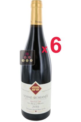 Selection of 6 Red Wines - Vosne Romanée 1er Cru les Beaux Monts - 2016 - Domaine Daniel RION