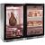 Combination of 2 refrigerated display cabinets for cheese and cold cuts