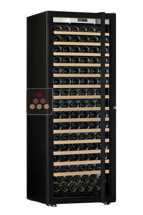 Single temperature wine ageing or service cabinet - Sliding shelves - Full Glass door with left hinges