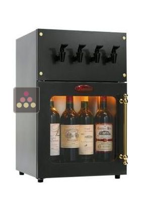 4 bottle ''By The Glass' wine dispenser & storage system