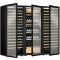 Combination of a 2 single temperature wine cabinet and a 3 temperatures multipurpose wine cabinet - Mixed shelves - Full Glass door