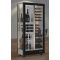 Professional multi-temperature wine display cabinet - 4 glazed sides - Magnetic and interchangeable cover