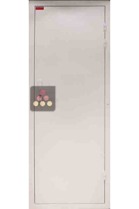 Insulating large door for natural wine cellar, right hinged - 700 mm door passage