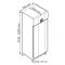 Forced-air commercial refrigerator with glass door - Stainless steel interior and exterior - 465L