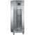 Forced-air commercial refrigerator with glass door - Stainless steel interior and exterior - 465L