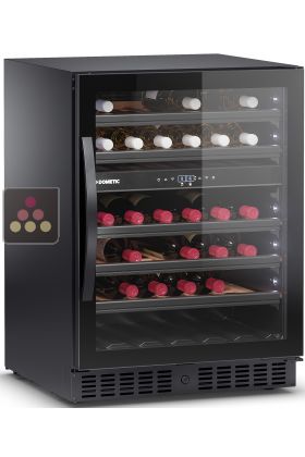 Dual temperature wine cabinet for storage and/or for service - Full Glass door