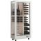 Multi-temperature wine display cabinet - 3 glazed sides - Without shelves - Without shelf