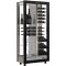 Multi-temperature display cabinet for wine storage and service - 4 glazed sides - Without shelf