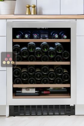 Built-in single temperature wine service or storage cabinet