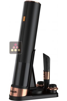 Rechargeable and smart electric corkscrew 4 in 1