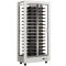 Multi-temperature wine display cabinet for service and storage - 4 glazed sides - Horizontal bottles