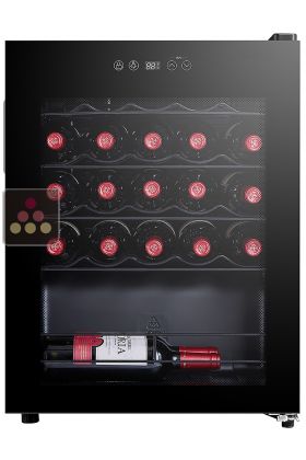 Single temperature wine service cabinet