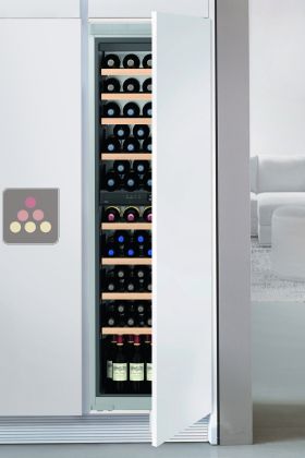 Multi-purpose built in wine cabinet for the storage and service of wine 
