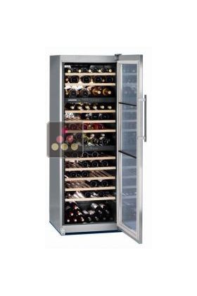 Wine cabinet for the storage and service of wine