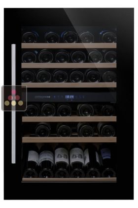 Dual temperature built in wine service cabinet