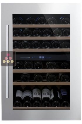 Dual temperature built in wine service cabinet