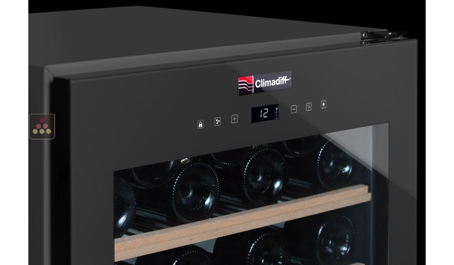 Single temperature wine service cabinet