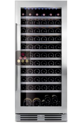 Single temperature wine service or storage cabinet