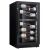 Dual temperature wine service and/or storage cabinet