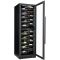 Dual temperature wine service and/or storage cabinet