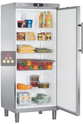 Forced-air professional refrigerator - GN 2/1 - ABS interior - Stainless steel exterior - 432L