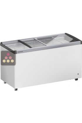Chest freezer - 339L - Sliding glass lids