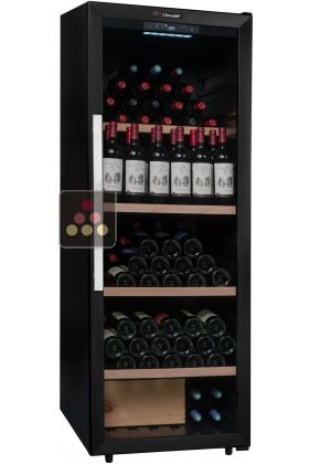 Single or multi-temperature wine cabinet for service or storage