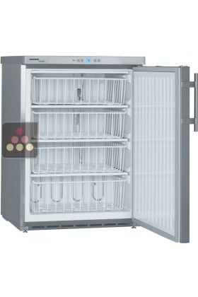 Undercounter commercial freezer - Stainless steel housing - 133L