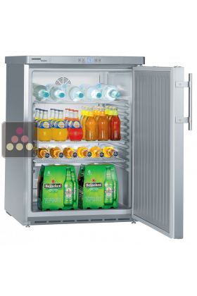 Undercounter glass door commercial refrigerator - Forced-air cooling - 130L