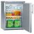 Undercounter glass door commercial refrigerator - Forced-air cooling - 130L