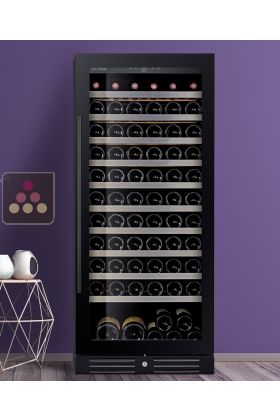 Built-in single temperature wine cabinet for service or storage