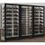 Combination of 3 professional multi-purpose wine display cabinet - 4 glazed sides - Magnetic and interchangeable cover