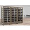 Combination of 3 professional multi-purpose wine display cabinet - 4 glazed sides - Magnetic and interchangeable cover