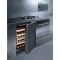 Single temperature built in wine cabinet with panelable door - Sliding shelves