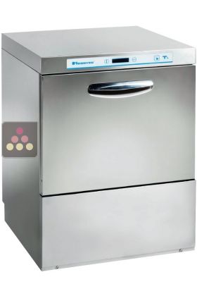 Double-wall glass and dishwasher with Break Tank system - 400x400mm basket